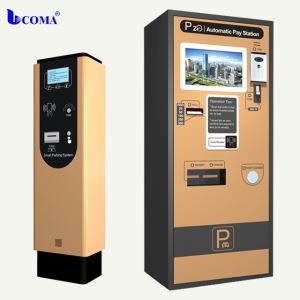 เครื่องจ่ายบัตรบาร์โค้ดระบบจ่ายที่จอดรถอัตโนมัติ