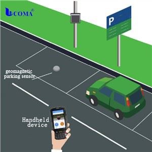 โซลูชันที่จอดรถอัจฉริยะ Geomagnetic Sensor LoRa Sensor การจัดการพื้นที่จอดรถ